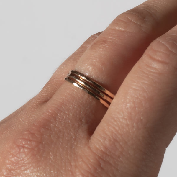 Hammered Ring - Thin