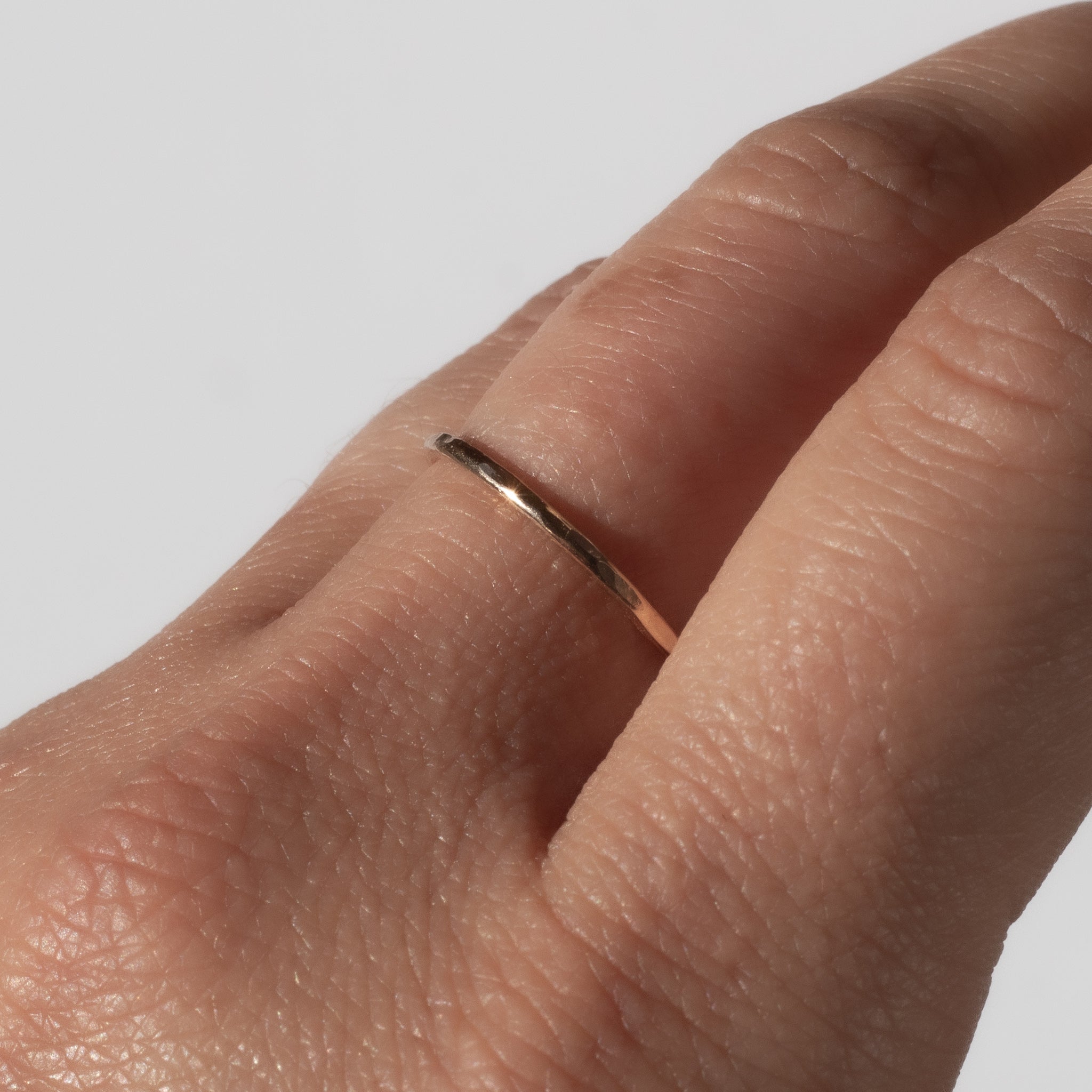 Hammered Ring - Thin