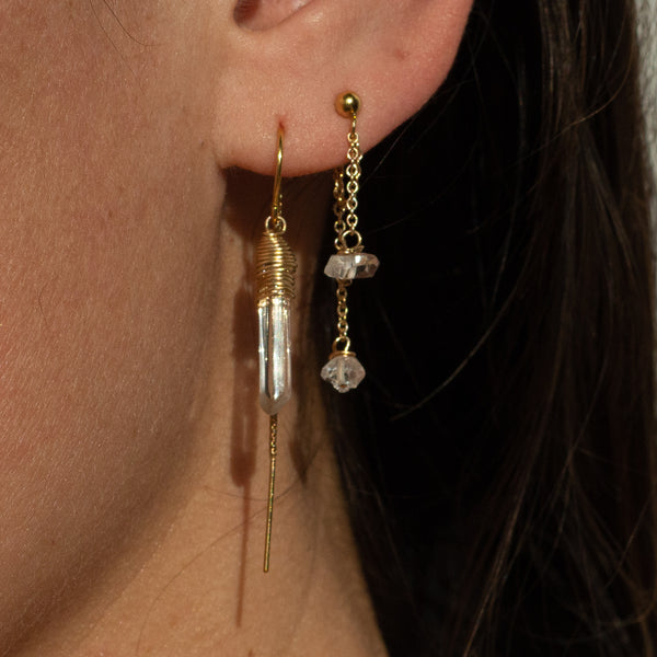 Quartz Wrapped Threaders