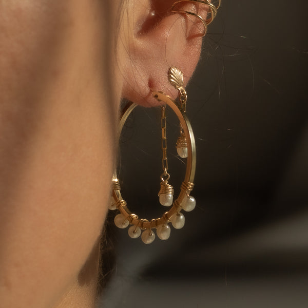 Pearl Statement Hoops