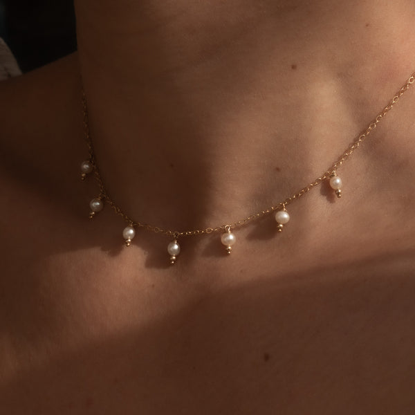 Pearl Charm Necklace