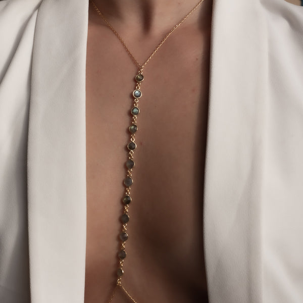 Labradorite Body Chain