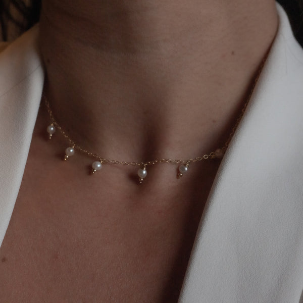 Pearl Charm Necklace