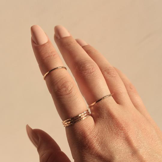 Hammered Ring - Thin