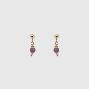 Amethyst Studs