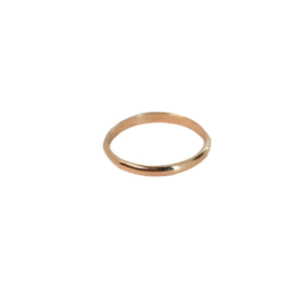 Gold Half-Round Ring